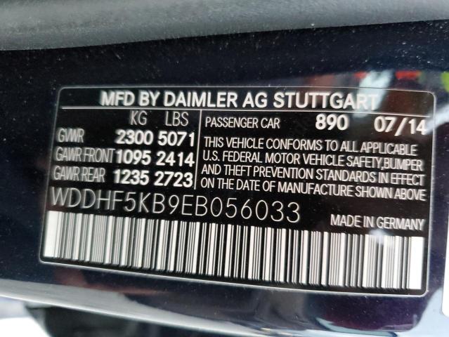 Photo 9 VIN: WDDHF5KB9EB056033 - MERCEDES-BENZ E 350 