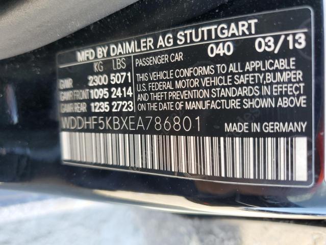 Photo 11 VIN: WDDHF5KBXEA786801 - MERCEDES-BENZ E-CLASS 