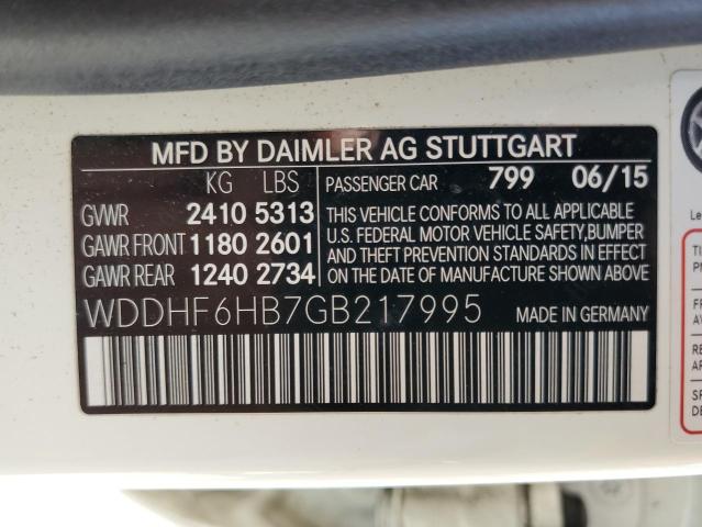 Photo 11 VIN: WDDHF6HB7GB217995 - MERCEDES-BENZ E 400 4MAT 