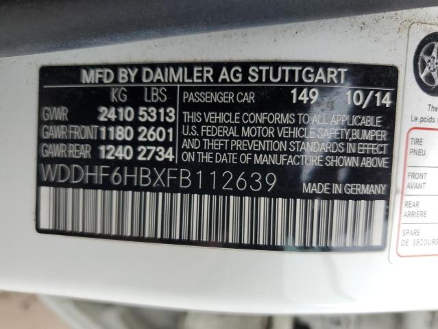 Photo 11 VIN: WDDHF6HBXFB112639 - MERCEDES-BENZ E 400 4MAT 