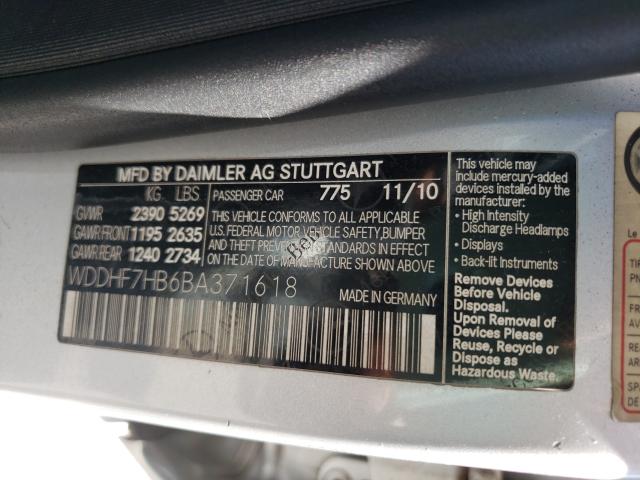 Photo 9 VIN: WDDHF7HB6BA371618 - MERCEDES-BENZ E 63 AMG 