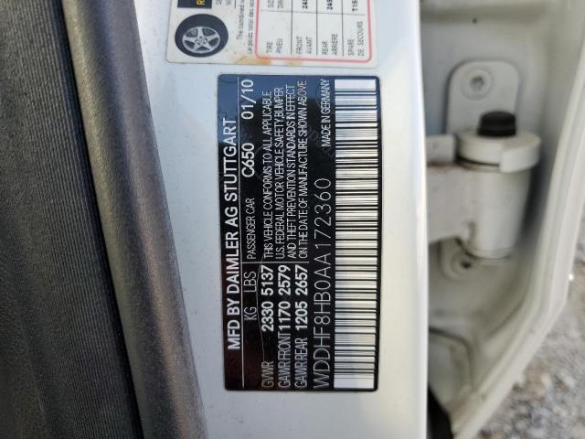 Photo 11 VIN: WDDHF8HB0AA172360 - MERCEDES-BENZ E 350 4MAT 