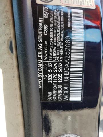 Photo 9 VIN: WDDHF8HB0AA252080 - MERCEDES-BENZ E 350 4MAT 