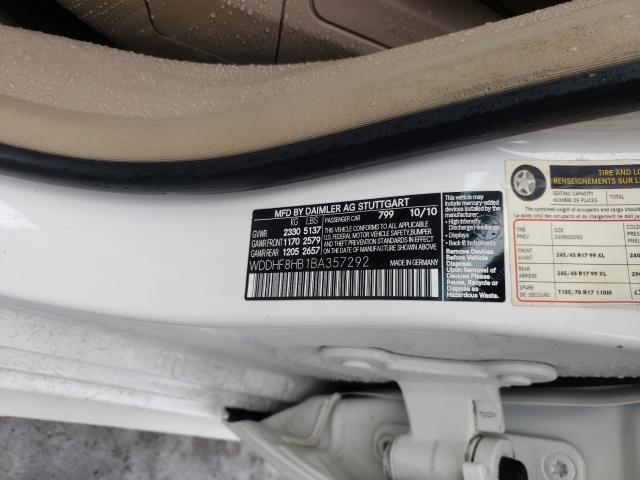 Photo 9 VIN: WDDHF8HB1BA357292 - MERCEDES-BENZ E 350 4MAT 