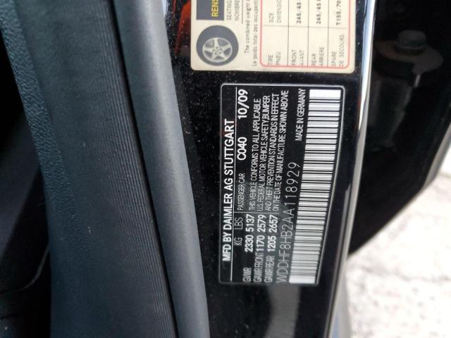 Photo 11 VIN: WDDHF8HB2AA118929 - MERCEDES-BENZ E 350 4MAT 