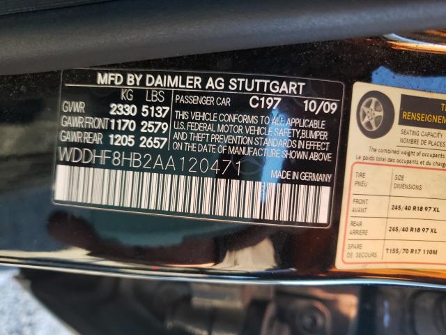 Photo 9 VIN: WDDHF8HB2AA120471 - MERCEDES-BENZ E 350 4MAT 