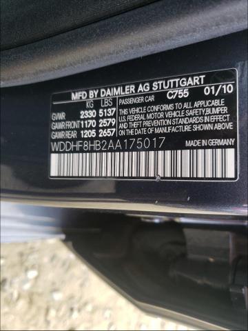 Photo 9 VIN: WDDHF8HB2AA175017 - MERCEDES-BENZ E 350 4MAT 