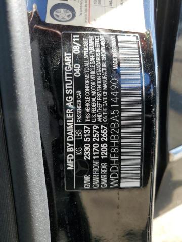 Photo 11 VIN: WDDHF8HB2BA514490 - MERCEDES-BENZ E 350 4MAT 