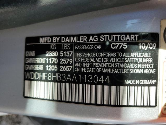 Photo 12 VIN: WDDHF8HB3AA113044 - MERCEDES-BENZ E 350 4MAT 