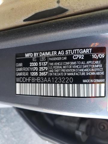 Photo 9 VIN: WDDHF8HB3AA123220 - MERCEDES-BENZ E 350 4MAT 