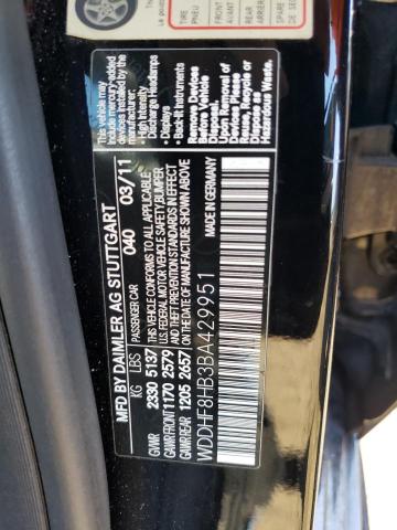 Photo 11 VIN: WDDHF8HB3BA429951 - MERCEDES-BENZ E 350 4MAT 