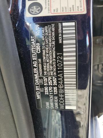 Photo 11 VIN: WDDHF8HB4AA110721 - MERCEDES-BENZ E 350 4MAT 