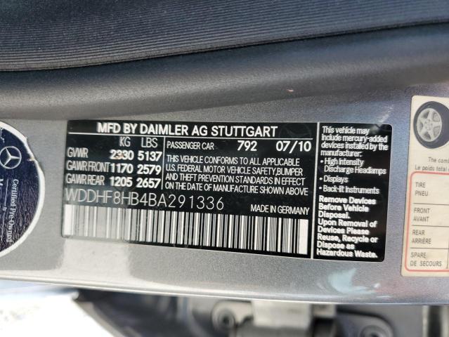 Photo 12 VIN: WDDHF8HB4BA291336 - MERCEDES-BENZ E 350 4MAT 