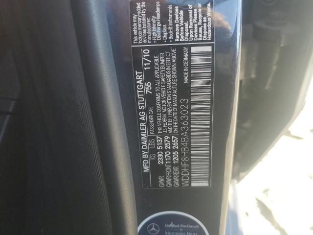 Photo 11 VIN: WDDHF8HB4BA363023 - MERCEDES-BENZ E 350 4MAT 