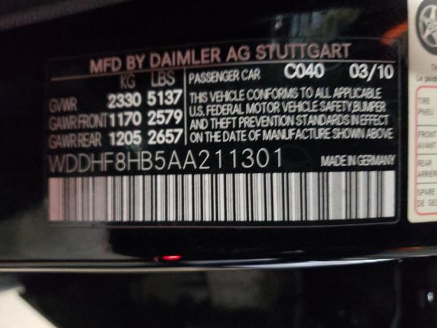 Photo 11 VIN: WDDHF8HB5AA211301 - MERCEDES-BENZ E 350 4MAT 