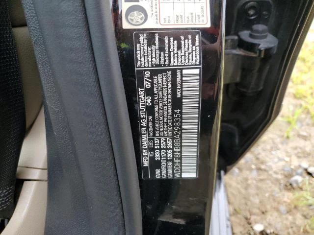 Photo 11 VIN: WDDHF8HB8BA298354 - MERCEDES-BENZ E 350 4MAT 