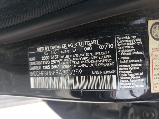 Photo 9 VIN: WDDHF8HB8BA303259 - MERCEDES-BENZ E 350 4MAT 