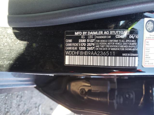 Photo 9 VIN: WDDHF8HB9AA236511 - MERCEDES-BENZ E 350 4MAT 