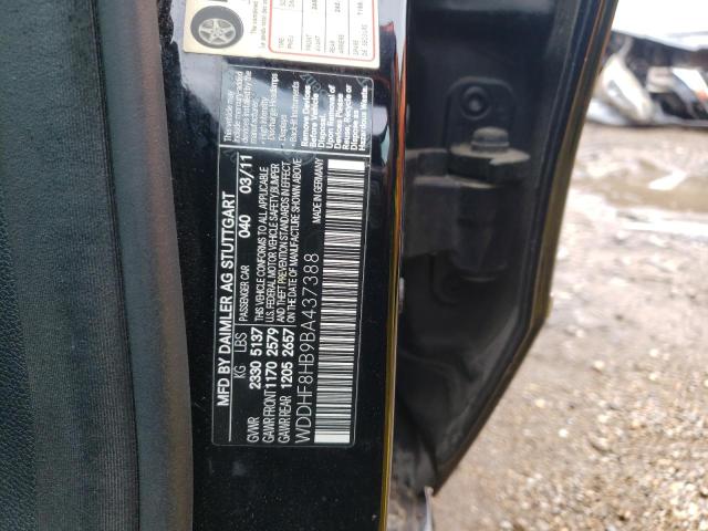 Photo 9 VIN: WDDHF8HB9BA437388 - MERCEDES-BENZ E 350 4MAT 