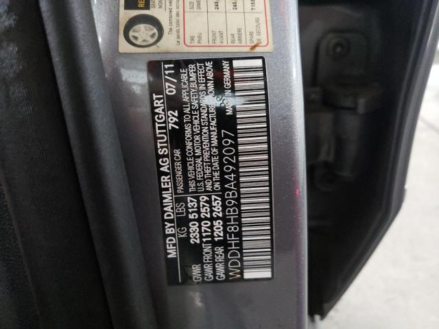 Photo 9 VIN: WDDHF8HB9BA492097 - MERCEDES-BENZ E 350 4MAT 