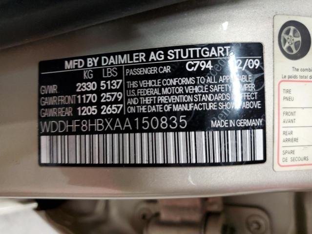 Photo 11 VIN: WDDHF8HBXAA150835 - MERCEDES-BENZ E 350 4MAT 