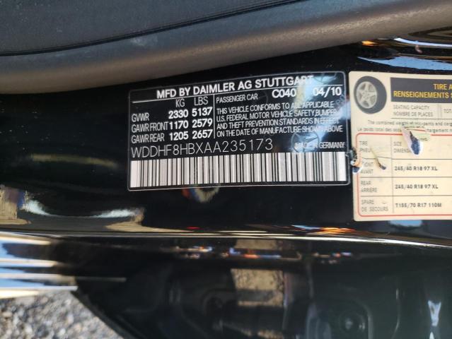 Photo 9 VIN: WDDHF8HBXAA235173 - MERCEDES-BENZ E 350 4MAT 