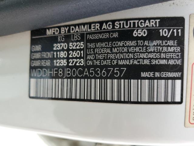 Photo 11 VIN: WDDHF8JB0CA536757 - MERCEDES-BENZ E 350 4MAT 