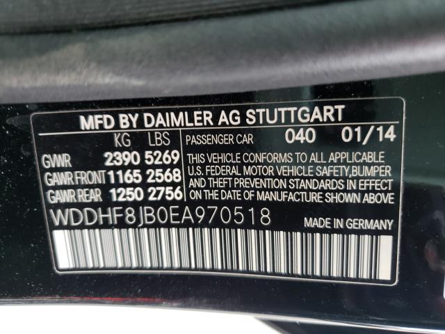 Photo 9 VIN: WDDHF8JB0EA970518 - MERCEDES-BENZ E 350 4MAT 