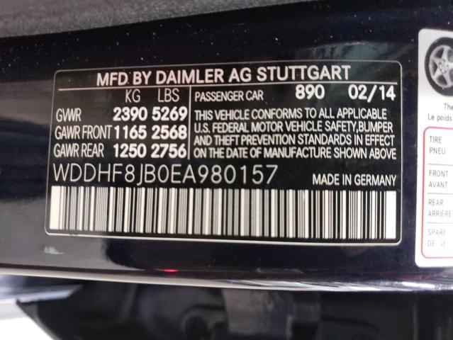 Photo 9 VIN: WDDHF8JB0EA980157 - MERCEDES-BENZ E 350 4MAT 