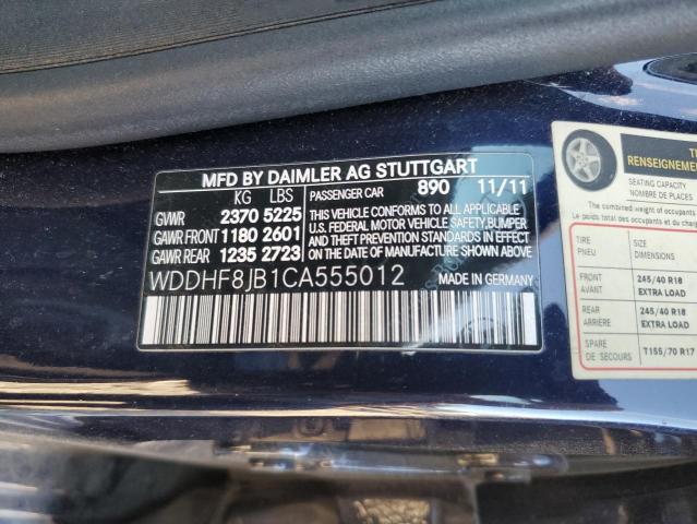 Photo 11 VIN: WDDHF8JB1CA555012 - MERCEDES-BENZ E 350 4MAT 