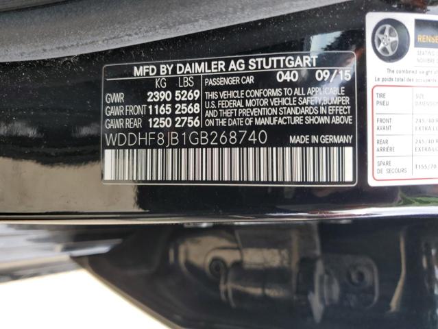 Photo 12 VIN: WDDHF8JB1GB268740 - MERCEDES-BENZ E-CLASS 