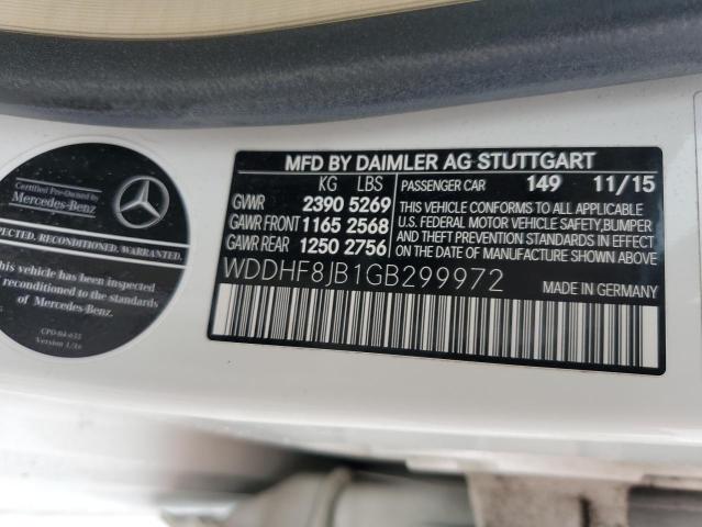 Photo 12 VIN: WDDHF8JB1GB299972 - MERCEDES-BENZ E 350 4MAT 