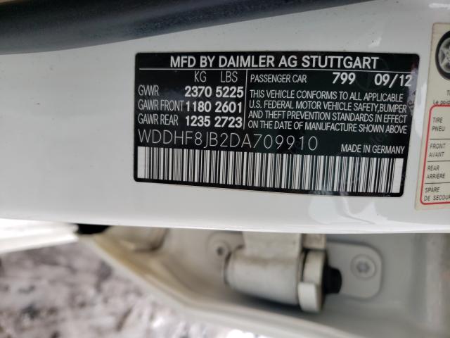 Photo 9 VIN: WDDHF8JB2DA709910 - MERCEDES-BENZ E 350 4MAT 