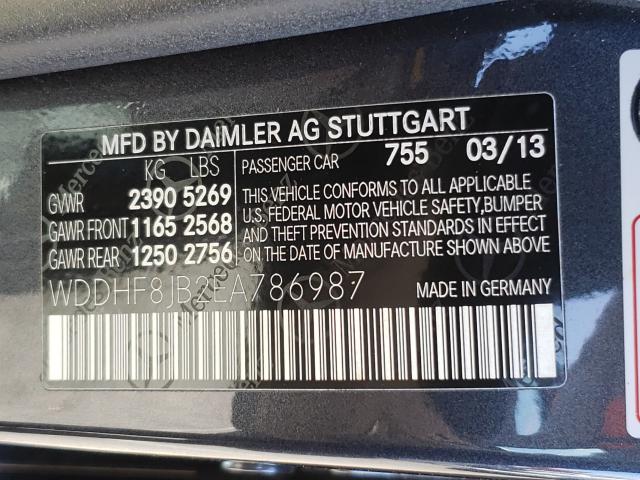 Photo 9 VIN: WDDHF8JB2EA786987 - MERCEDES-BENZ E 350 4MAT 