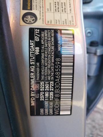 Photo 9 VIN: WDDHF8JB3DA685598 - MERCEDES-BENZ E 350 4MAT 