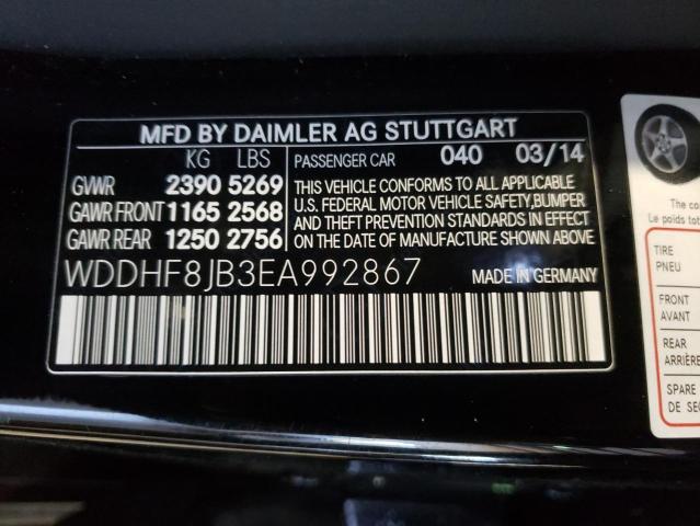 Photo 9 VIN: WDDHF8JB3EA992867 - MERCEDES-BENZ E 350 4MAT 