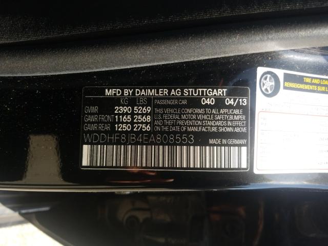 Photo 9 VIN: WDDHF8JB4EA808553 - MERCEDES-BENZ E 350 4MAT 