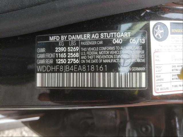 Photo 9 VIN: WDDHF8JB4EA818161 - MERCEDES-BENZ E 350 4MAT 