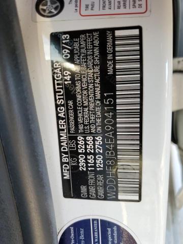 Photo 12 VIN: WDDHF8JB4EA904151 - MERCEDES-BENZ E 350 4MAT 