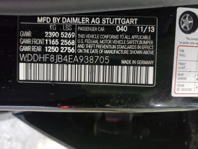 Photo 9 VIN: WDDHF8JB4EA938705 - MERCEDES-BENZ E 350 4MAT 