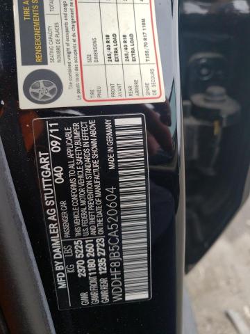 Photo 9 VIN: WDDHF8JB5CA520604 - MERCEDES-BENZ E 350 4MAT 