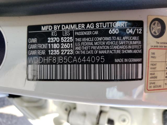 Photo 9 VIN: WDDHF8JB5CA644095 - MERCEDES-BENZ E 350 4MAT 