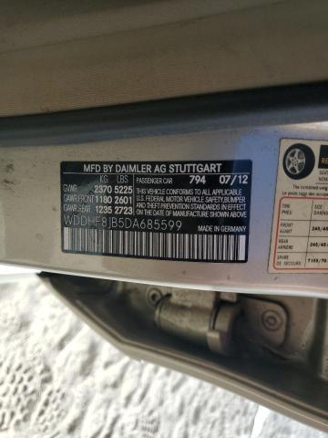 Photo 11 VIN: WDDHF8JB5DA685599 - MERCEDES-BENZ E 350 4MAT 