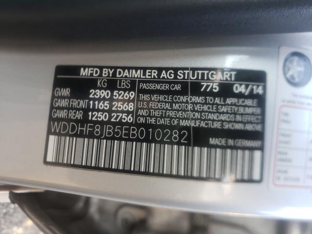 Photo 9 VIN: WDDHF8JB5EB010282 - MERCEDES-BENZ E 350 4MAT 