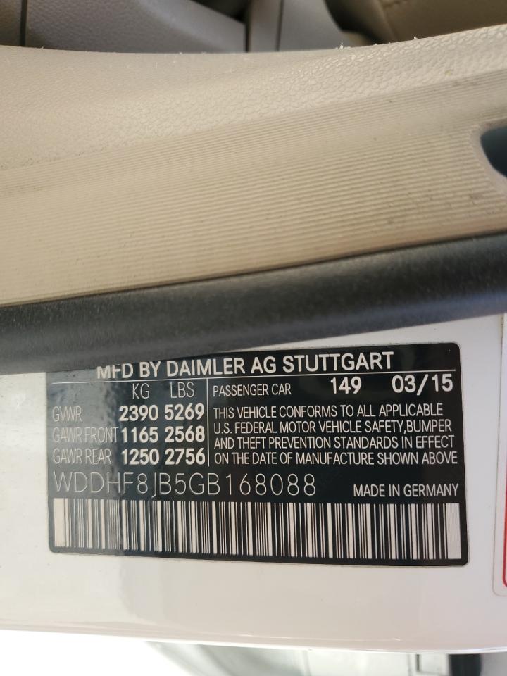 Photo 12 VIN: WDDHF8JB5GB168088 - MERCEDES-BENZ E-KLASSE 