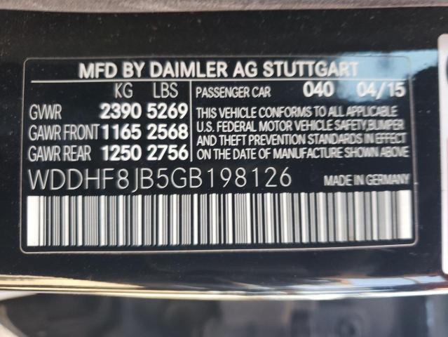 Photo 11 VIN: WDDHF8JB5GB198126 - MERCEDES-BENZ E 350 4MAT 