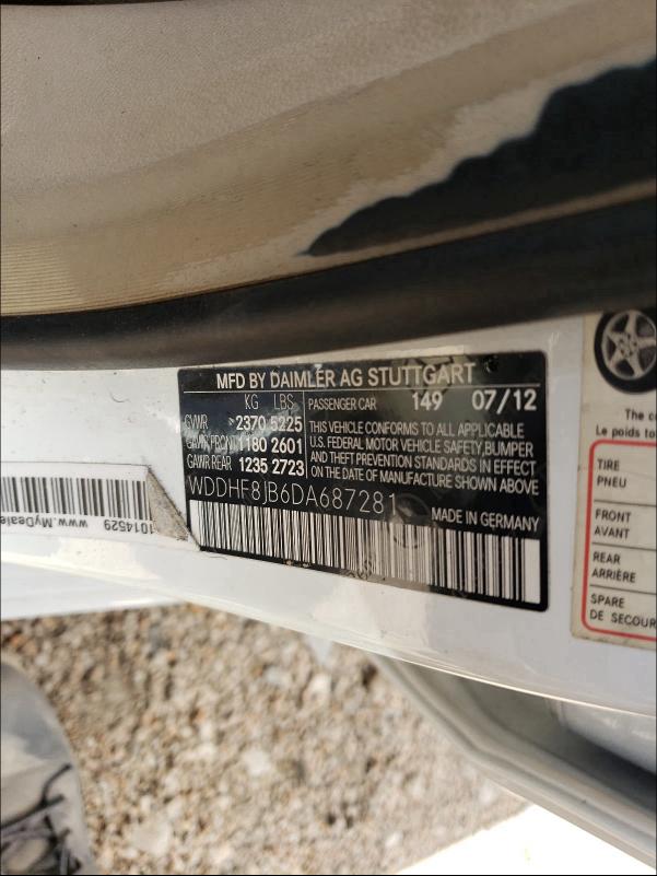 Photo 9 VIN: WDDHF8JB6DA687281 - MERCEDES-BENZ E 350 4MAT 