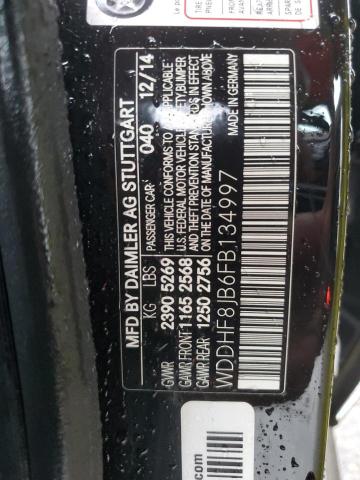 Photo 9 VIN: WDDHF8JB6FB134997 - MERCEDES-BENZ E 350 4MAT 