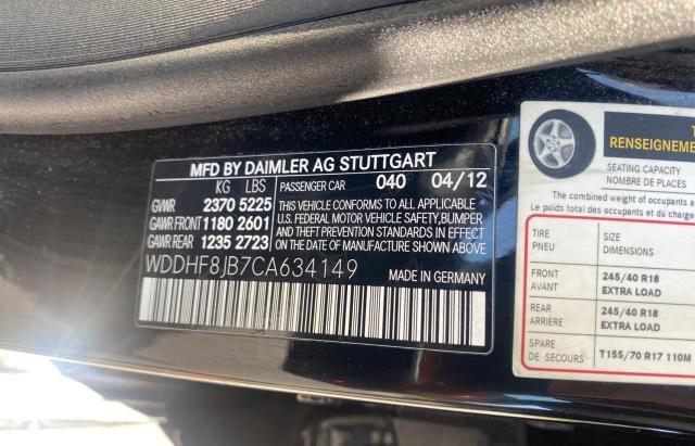 Photo 9 VIN: WDDHF8JB7CA634149 - MERCEDES-BENZ E 350 4MAT 