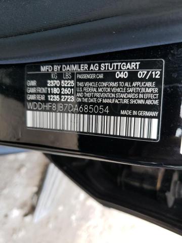 Photo 9 VIN: WDDHF8JB7DA685054 - MERCEDES-BENZ E 350 4MAT 